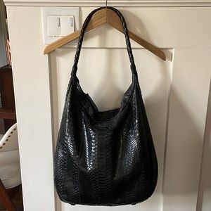 Fatto a Mano by Carlos Falchi Tote
Animal Print, black snake skin, gorgeous!